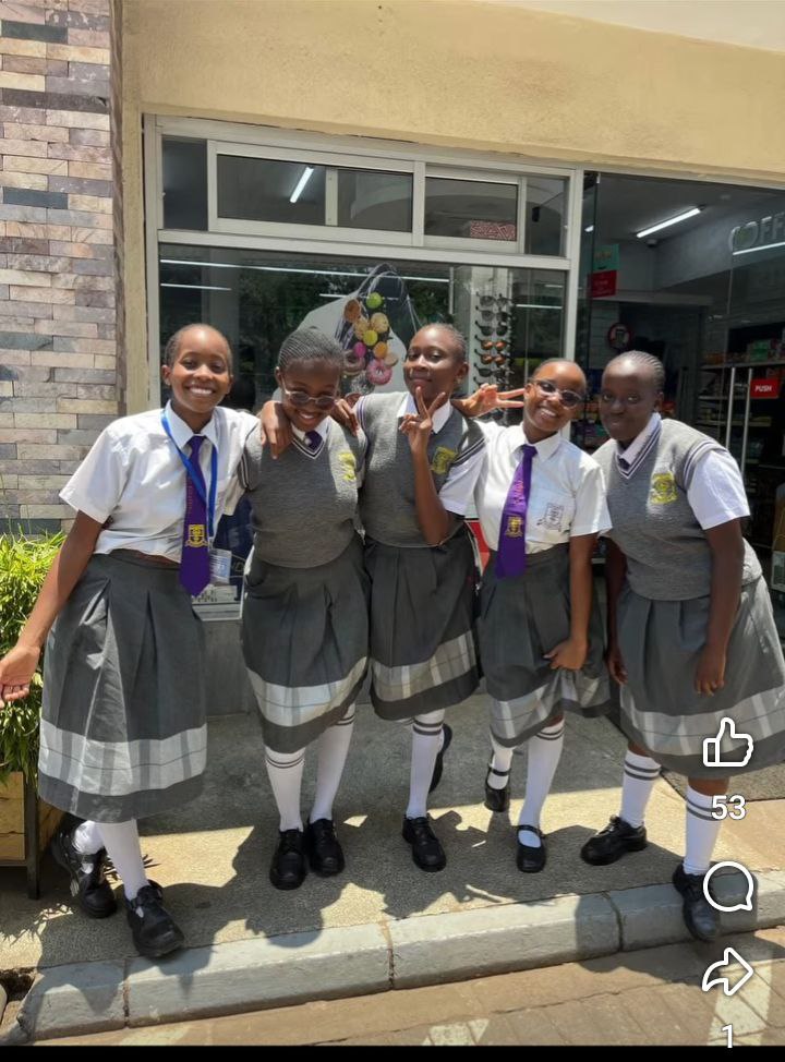 Booker Academy learners in school uniform